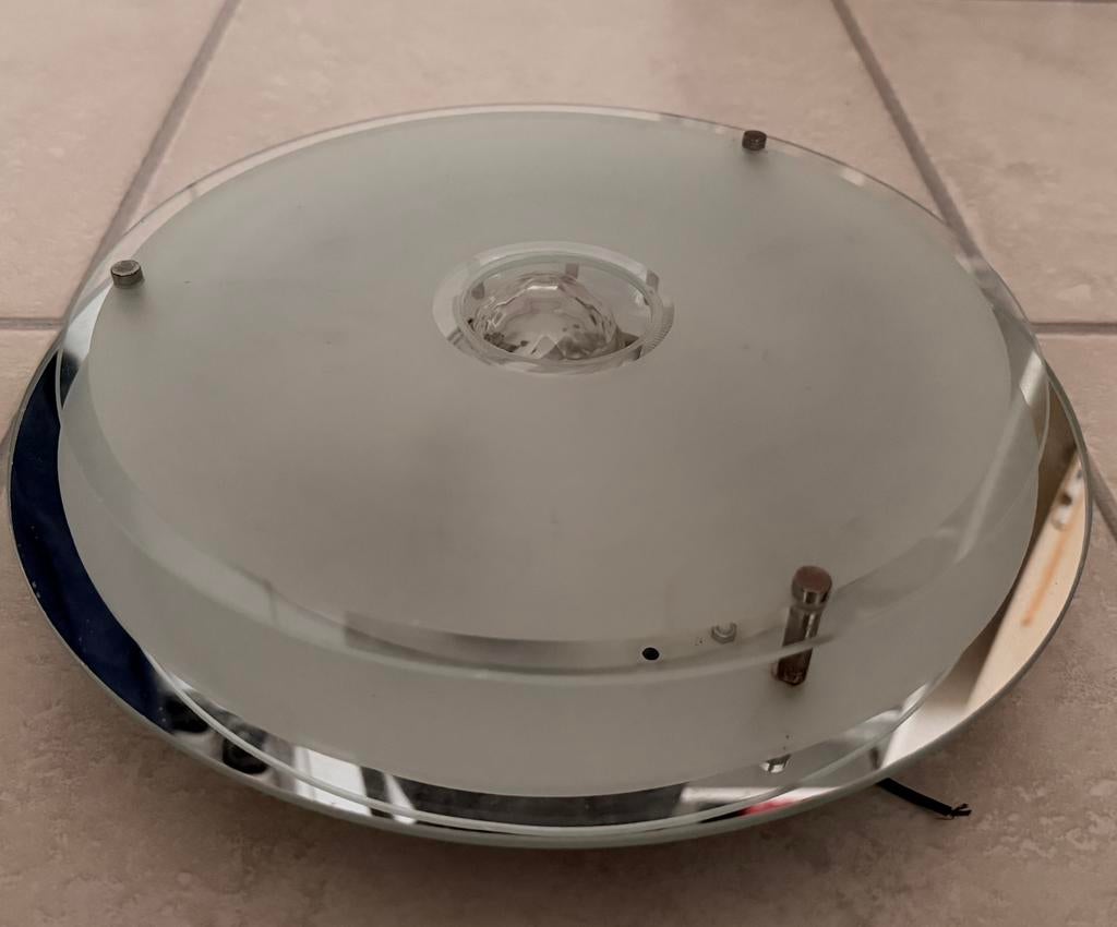 GLOBO plafondlamp E27 | woonkamer slaapkamer berging zolder, Ophalen of Verzenden, Gebruikt, Glas