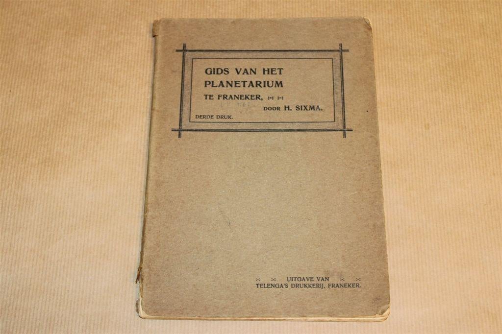 Gids Eisinga Planetarium Franeker - Circa 1930 !!, Boeken, Ophalen of Verzenden, Gelezen