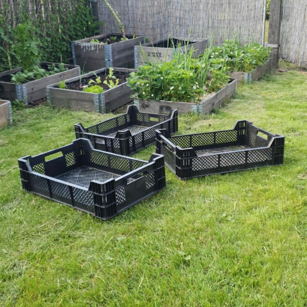 Veenmankist hoog en laag model, Tuin en Terras, Kweekspullen, Gebruikt, -, -, Ophalen of Verzenden