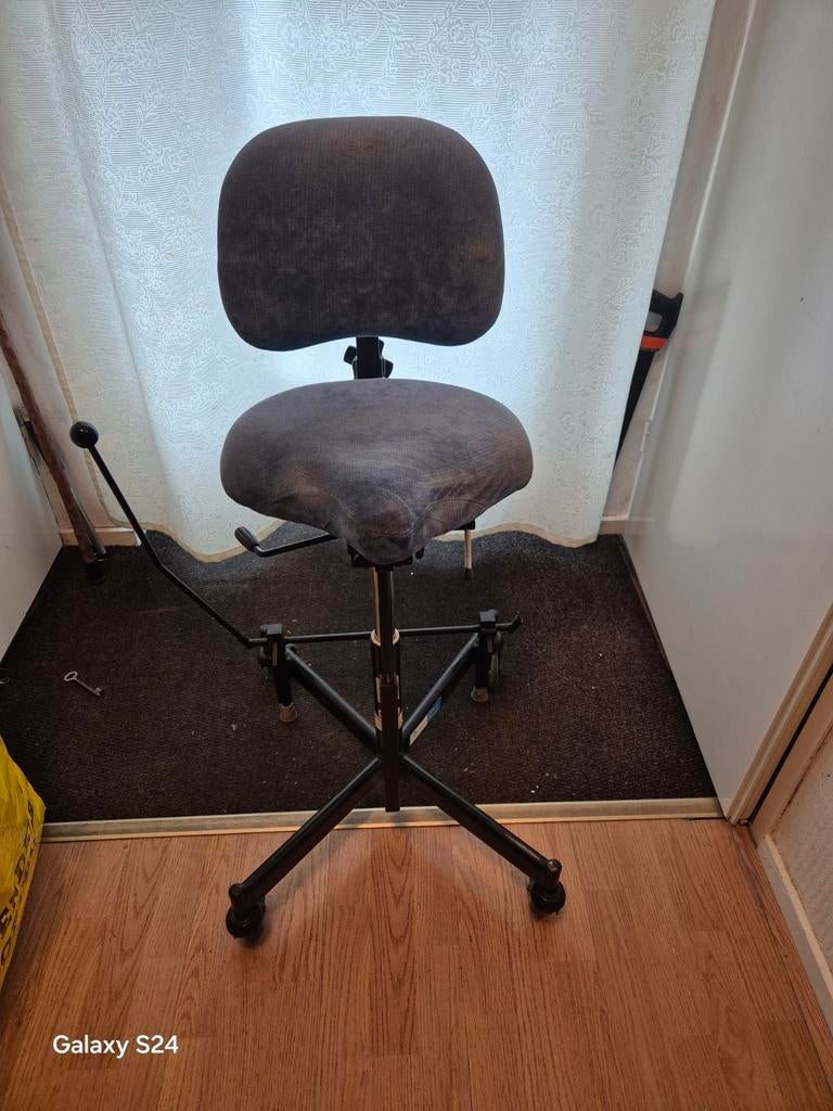 Trippelstoel / werkstoel, Ophalen of Verzenden, Gebruikt