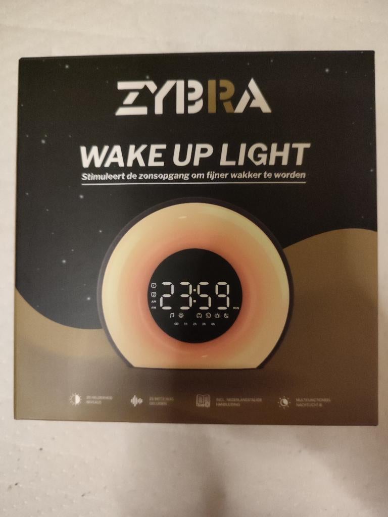 Wake up light, wekker, Witgoed en Apparatuur, Wekkers, Ophalen of Verzenden, Nieuw, Digitaal