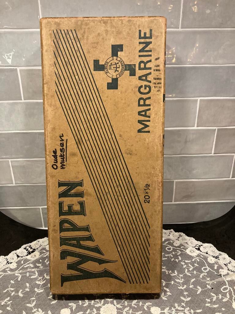 Oude verpakkingsdoos Wapen Margarine (141223), Ophalen of Verzenden, Gebruikt, Verpakking