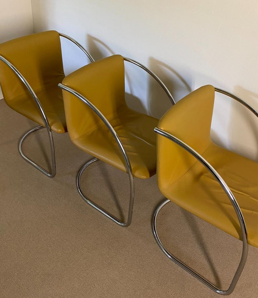 Saporiti Italia Lens stoelen, Ophalen of Verzenden, Gebruikt