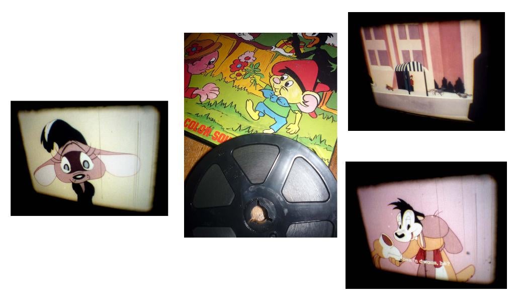 8mm film "Scenti-mental" PePe le Pew kleur 60mtr geluid, Ophalen of Verzenden, 8mm film