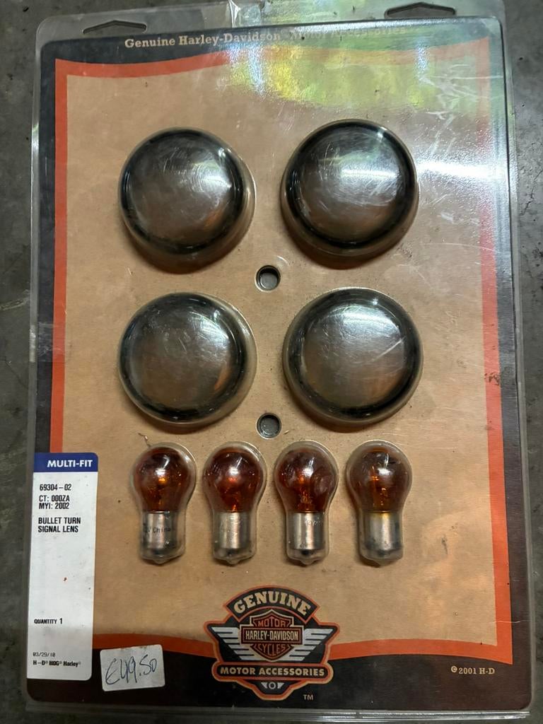 Bullet OEM smoked turn signal lights, Motoren, Onderdelen | Harley-Davidson, Ophalen of Verzenden, Nieuw