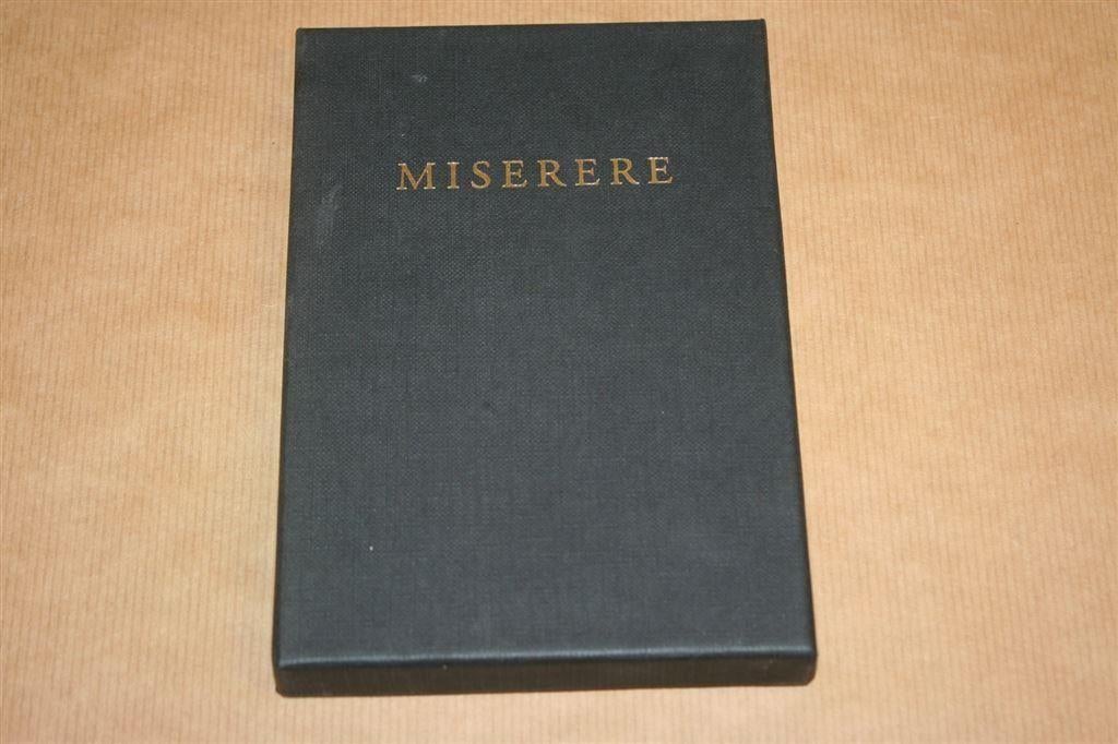 Miserere - Bert Vredegoor - Leporello uitgave, Ophalen of Verzenden, Zo goed als nieuw