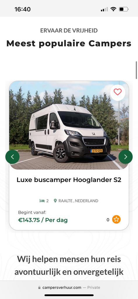 Verdien €8000+ met jouw camper, Caravans en Kamperen, Particulier, Buscamper of Camperbus, Mercedes-Benz