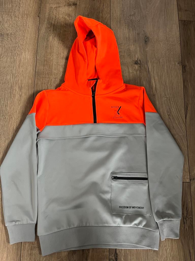 Trui/ hoodie van retour touzani maat 152, Ophalen of Verzenden, Gebruikt, Jongen, Trui of Vest