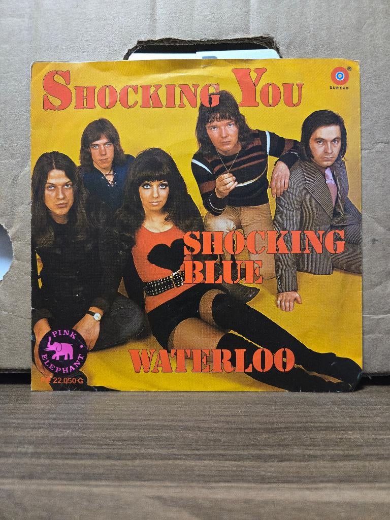 Shocking blue - Shocking you/Waterloo, Cd's en Dvd's, Vinyl Singles, Zo goed als nieuw, Single, Pop, 7 inch, Ophalen of Verzenden