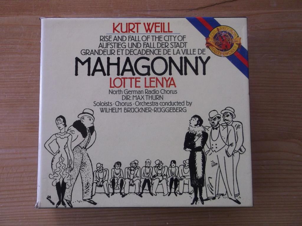Kurt Weil~Mahagonny~Lotte Lenya~Dir; Max Thurn (2 CDs), Ophalen of Verzenden, Zo goed als nieuw, Classicisme, Boxset