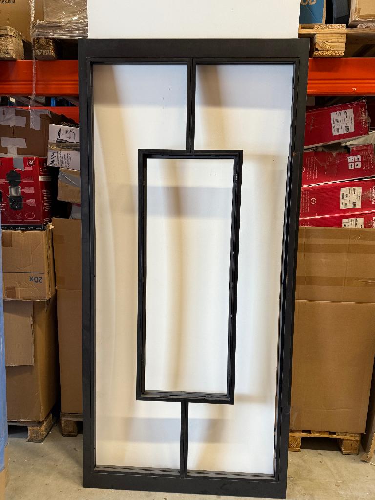 Outlet stalen taatsdeur 1008x2139mm  geen glas / scharnier, 80 tot 100 cm, Binnendeur, Ophalen of Verzenden, Zo goed als nieuw