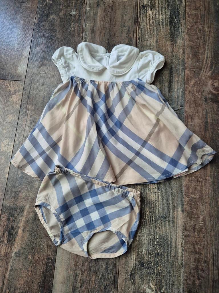 Mooi burberry jurkje maatje 50/56, Kinderen en Baby's, Meisje, Jurkje of Rokje, Ophalen of Verzenden, Zo goed als nieuw