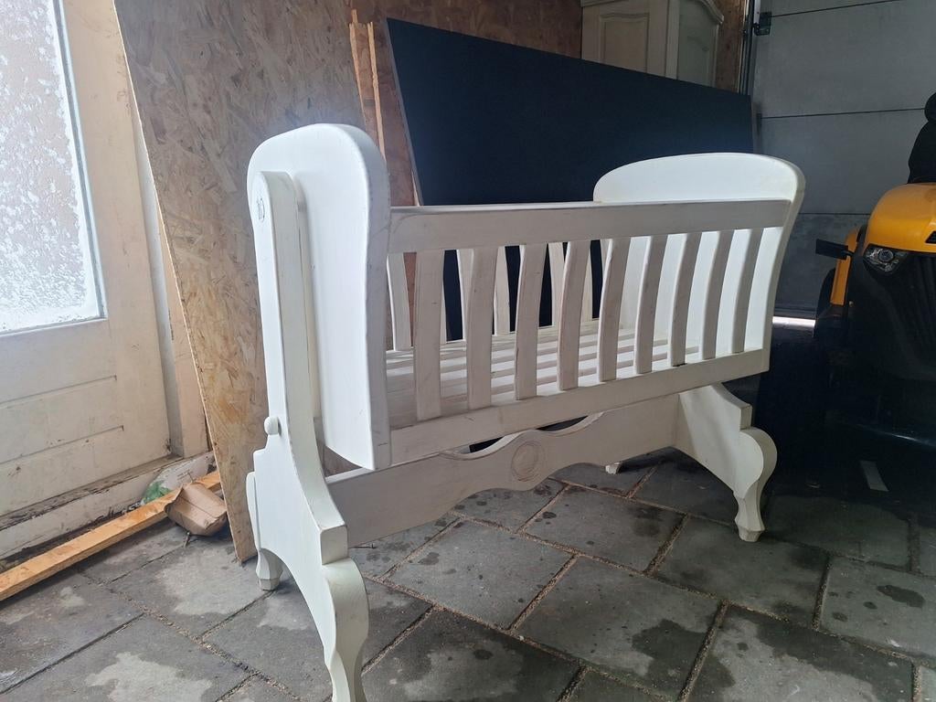 Vintage Houten Wiegje, Ophalen, Gebruikt, Wieg