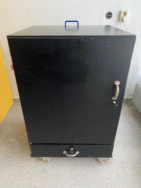 muziek installatie opbergkast mengpaneel zwart multiplex, Ophalen, Zo goed als nieuw, Overige merken