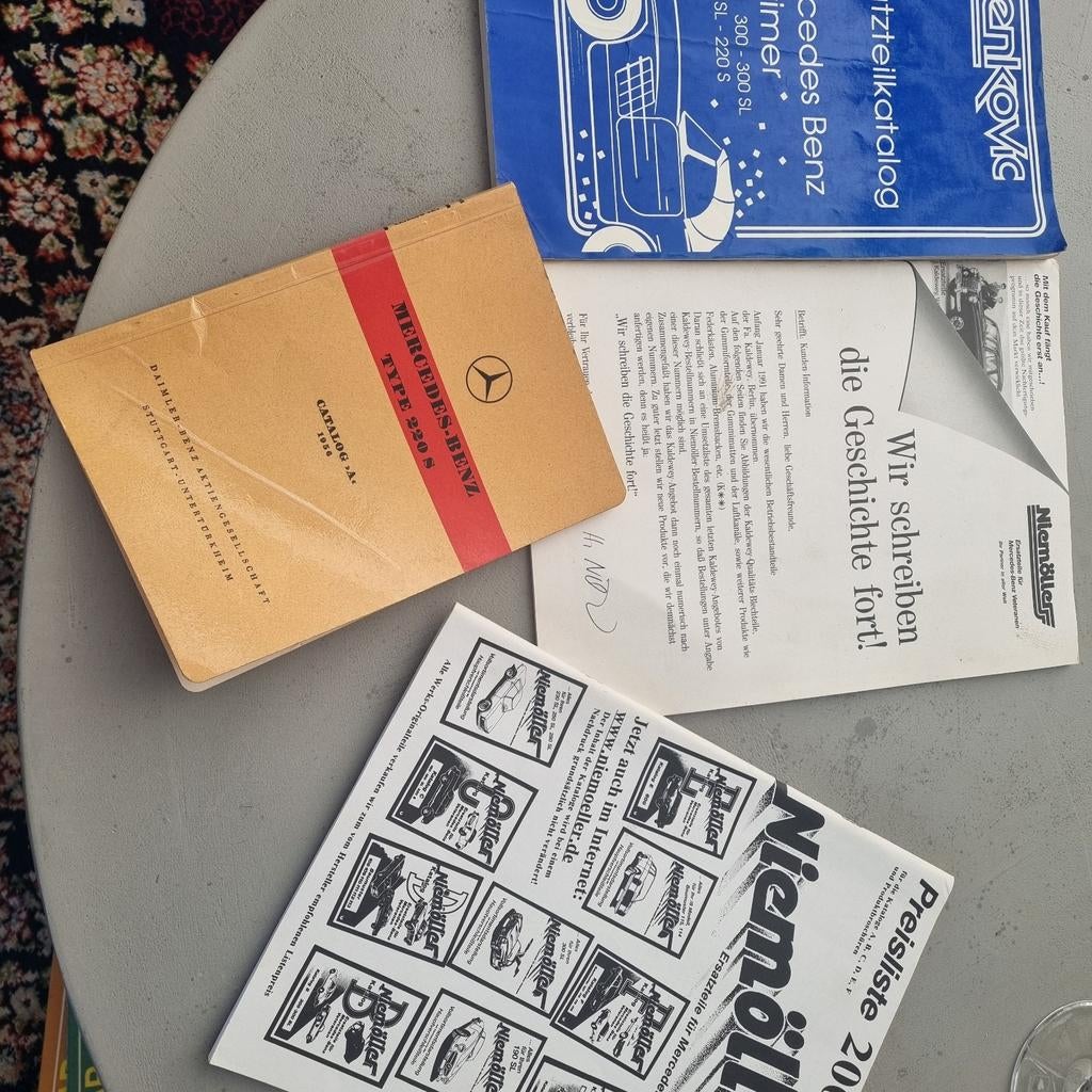 Diverse boeken Mercedes Ponton w180 w120 enz, Ophalen of Verzenden