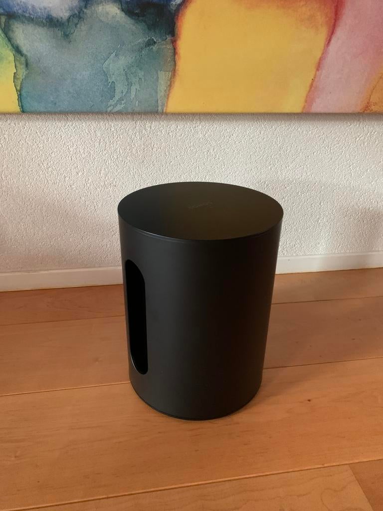 Sonos Sub mini (zwart)., Ophalen, Subwoofer, Zo goed als nieuw, 60 tot 120 watt