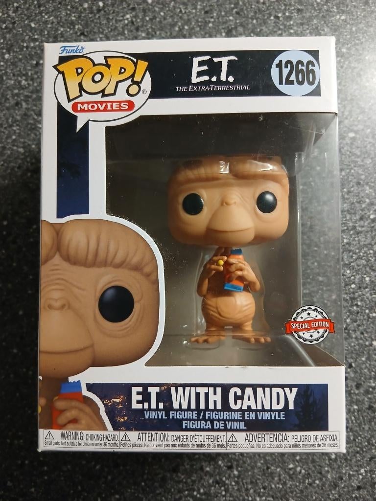 POP MOVIES E.T. WITH CANDY FUNKO POP 1266, Verzamelen, Ophalen of Verzenden, Nieuw