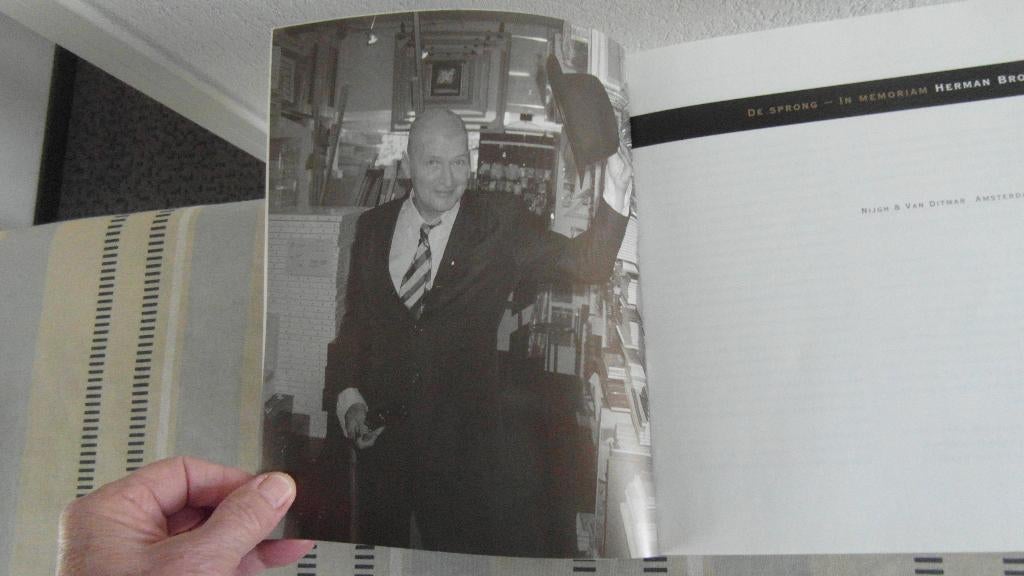 HERMAN BROOD - de sprong ; boek in nieuwstaat, Ophalen of Verzenden, Zo goed als nieuw, Schilder- en Tekenkunst