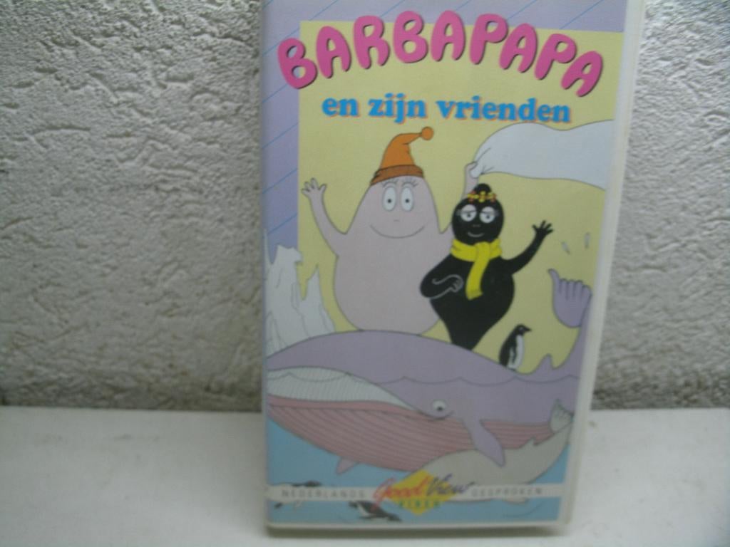 vhs 214a barbapapa en zijn vrienden, Alle leeftijden, Ophalen of Verzenden, Zo goed als nieuw