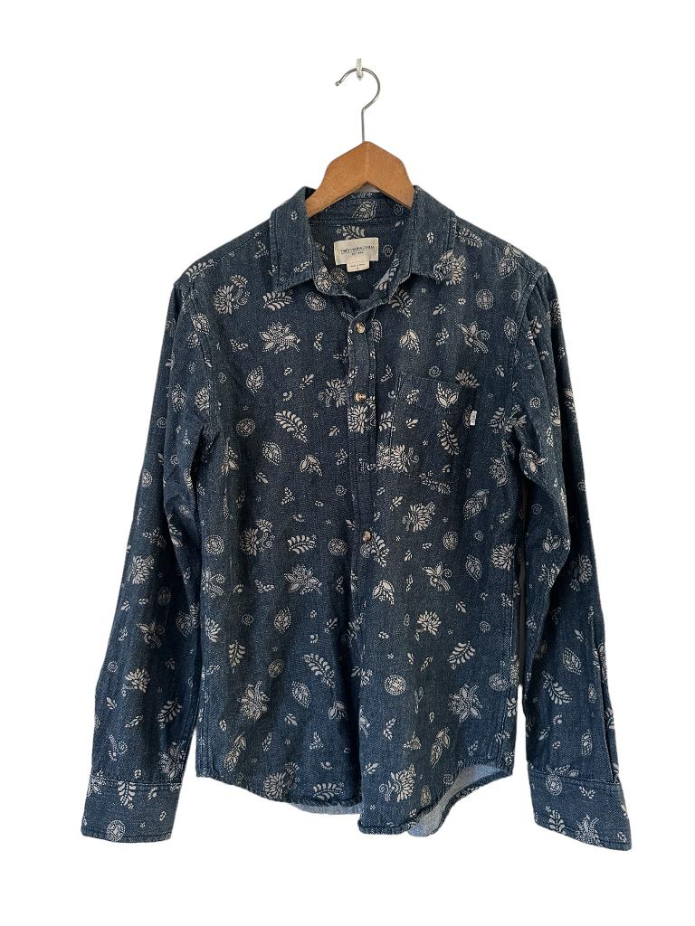 Obey overhemd S, Blauw, Ophalen of Verzenden, Zo goed als nieuw