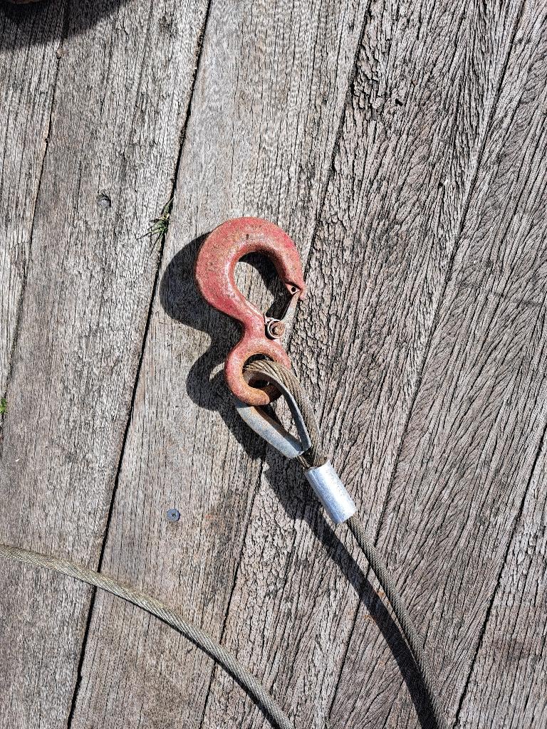 Staalkabel, Ophalen, Gebruikt, Handmatig