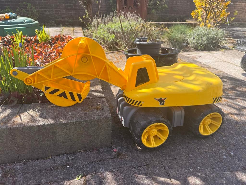 Big graafmachine, Ophalen, Gebruikt