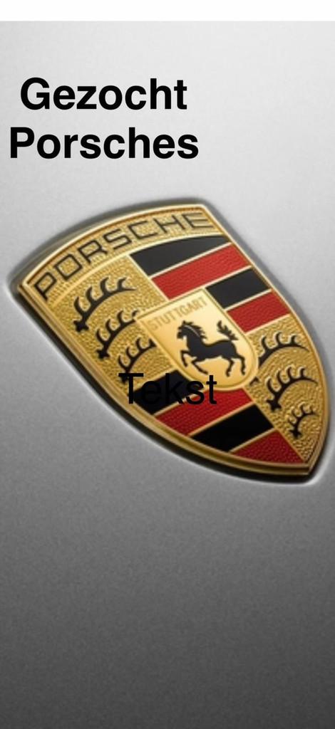 Porsche 911 Gezocht 964 991 993 996 997 Gezocht ook met defe, Auto's, Porsche, Gebruikt, Overige carrosserieën, Wit, Bedrijf