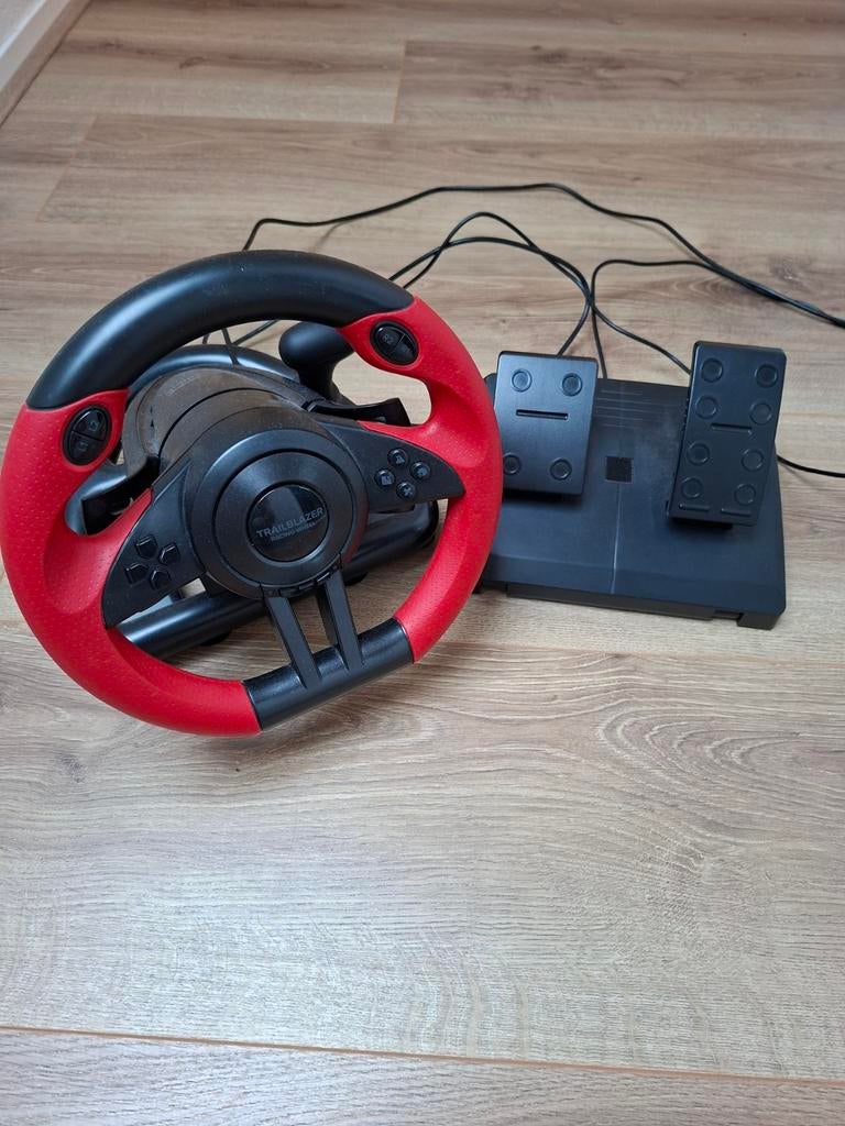 Nintendo Race Stuur met Pedalen - Gaming Ervaring, Spelcomputers en Games, Spelcomputers | Nintendo Consoles | Accessoires, Ophalen of Verzenden