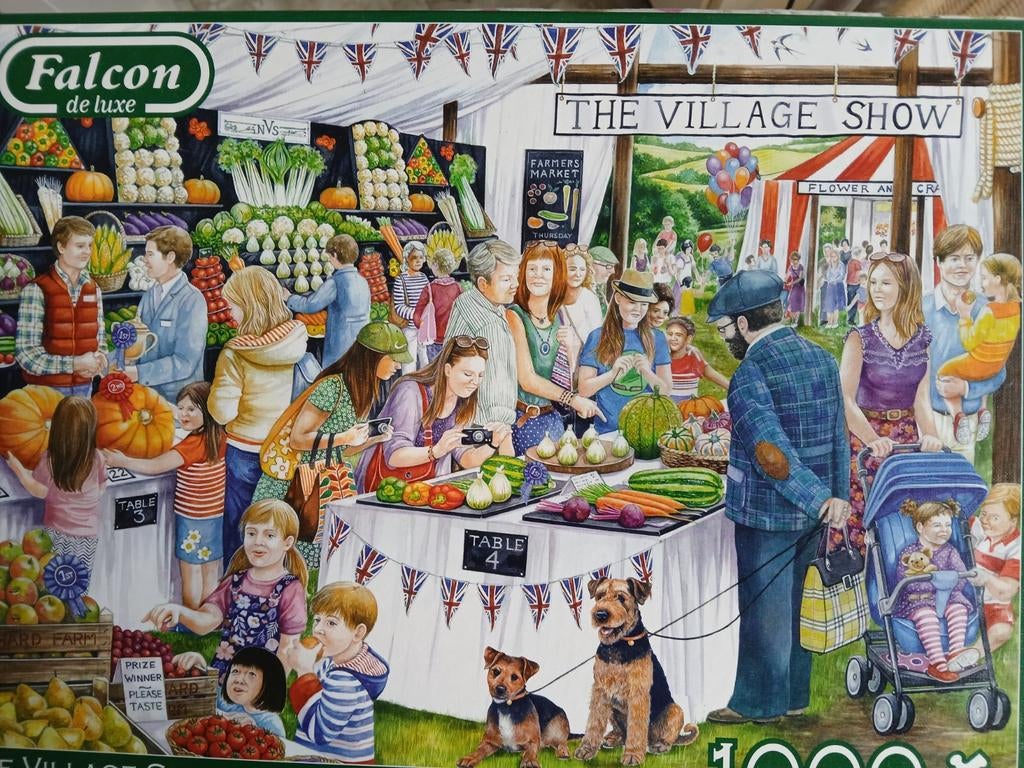 Falcon de luxe Legpuzzel - The Village Show, Ophalen of Verzenden