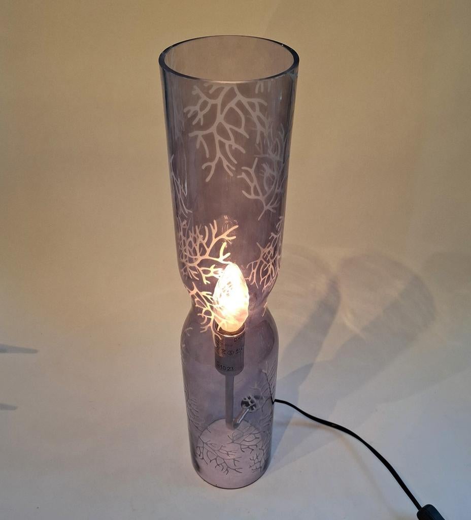 Vintage IKEA Smärt Tafellamp, Ophalen of Verzenden, Glas, Minder dan 50 cm