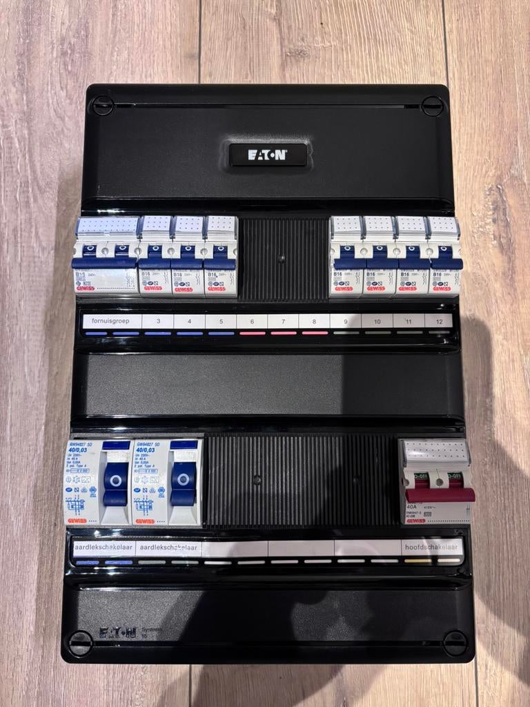 Eaton Groepenkast + Fornuisgroep, Doe-het-zelf en Verbouw, Ophalen of Verzenden, Zo goed als nieuw, Overige typen
