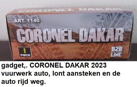 TIM & TOM CORONEL, de DAKAR BUGGY, vuurwerk auto, Ophalen of Verzenden, Nieuw