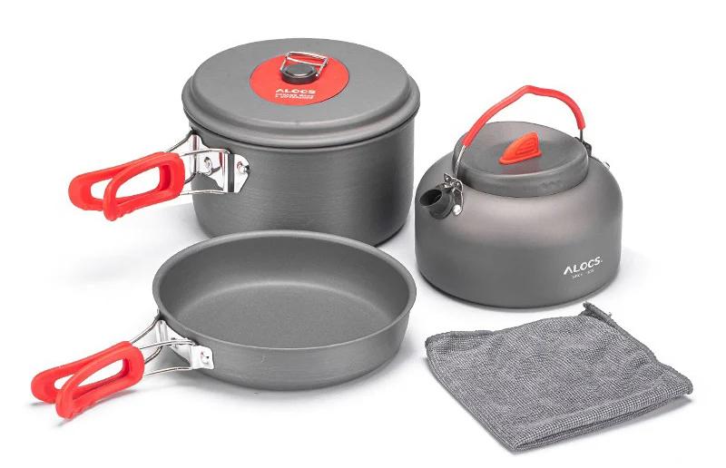 Alocs Lichtgewicht 1-2 persoons Pannenset, Outdoorsportshop, Nieuw, Alocs, Info@outdoorsportshop.nl