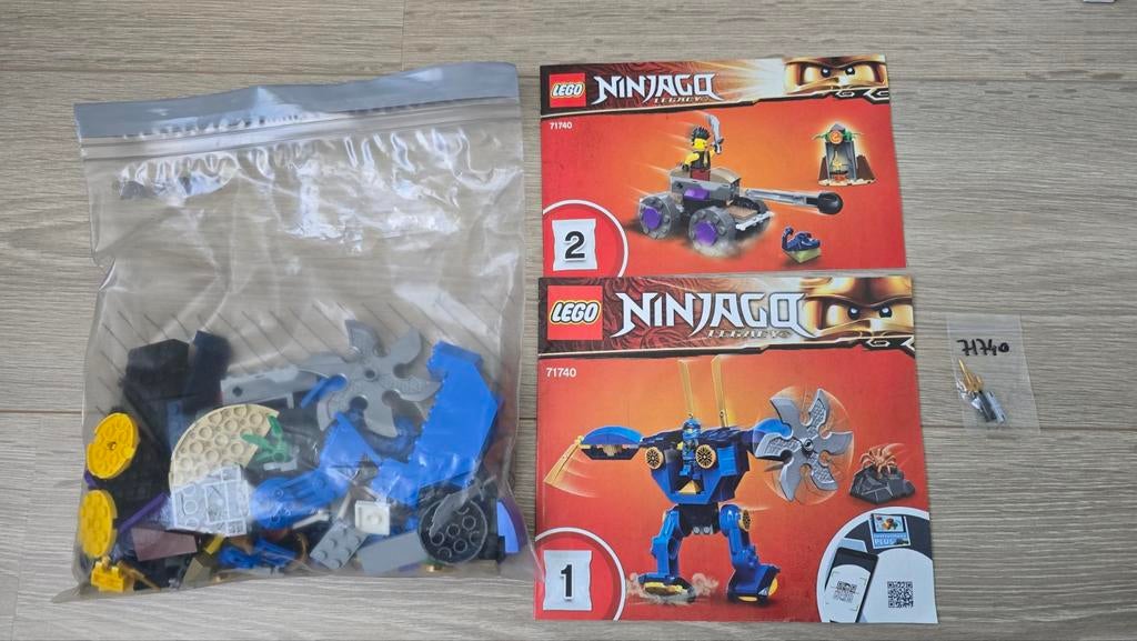 LEGO Ninjago 71740 Jay's Electro Mech - compleet, Ophalen of Verzenden, Zo goed als nieuw, Complete set, Lego