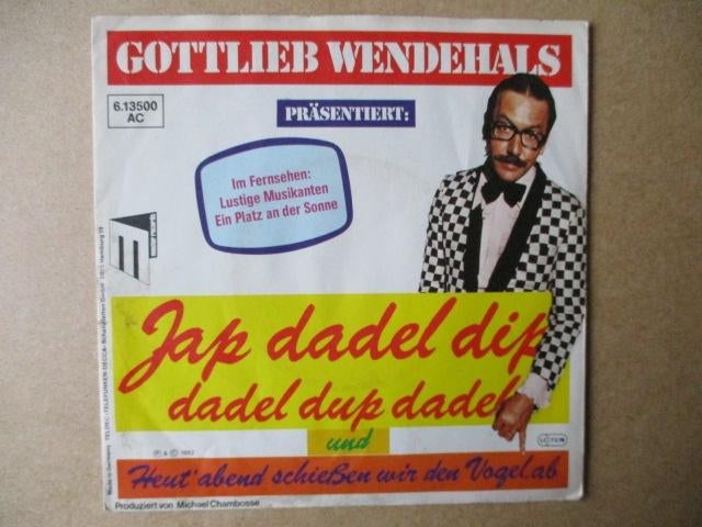 s5418 gottlieb wendehals - jap dadel dip , dadel du, Ophalen, Gebruikt, Overige genres, 7 inch