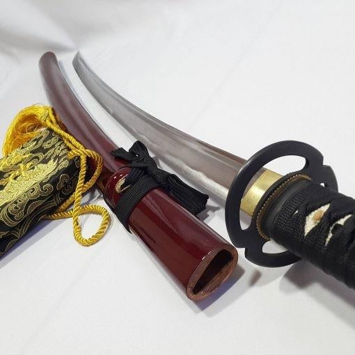 Scherpe Katana - 100 cm met Rode Schede, Ophalen of Verzenden, Nieuw