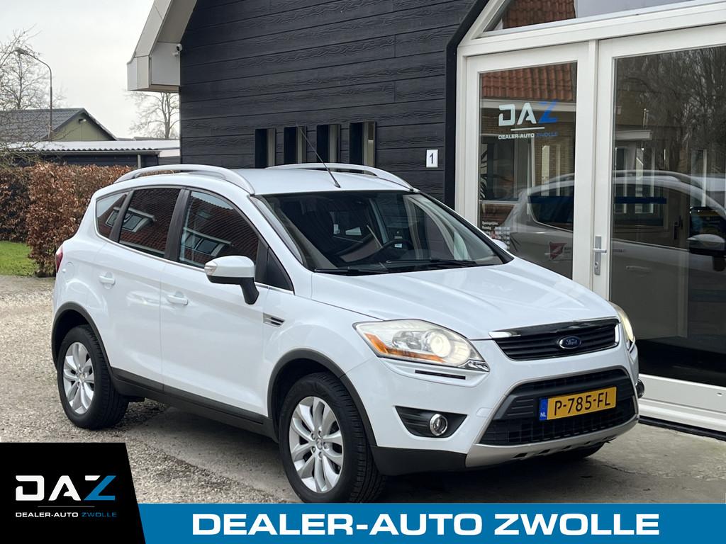 Ford Kuga 2.5 20V Aut/Ecc/Lm/Trekhaak (bj 2010, automaat), Auto's, Automaat, Euro 5, Gebruikt, Zwart