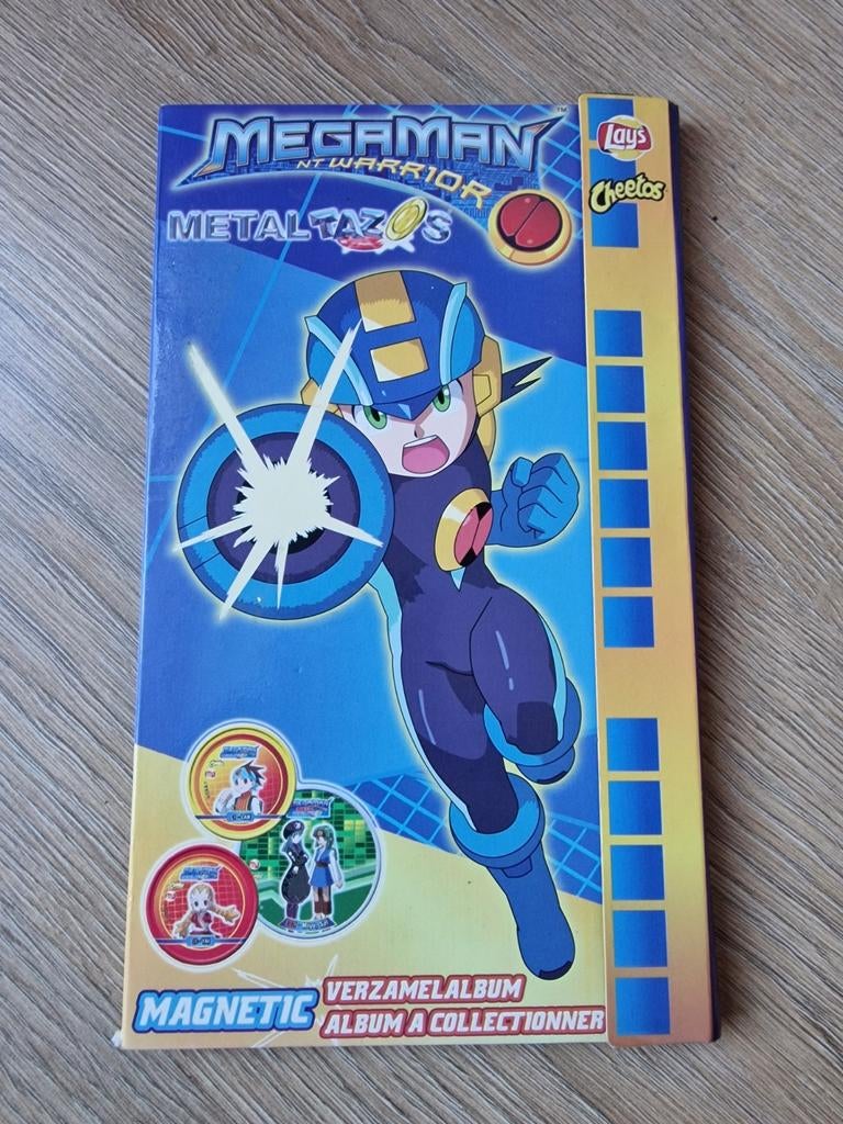 Mega Man New Warrior Metal Tazos Verzameling Album, Ophalen of Verzenden