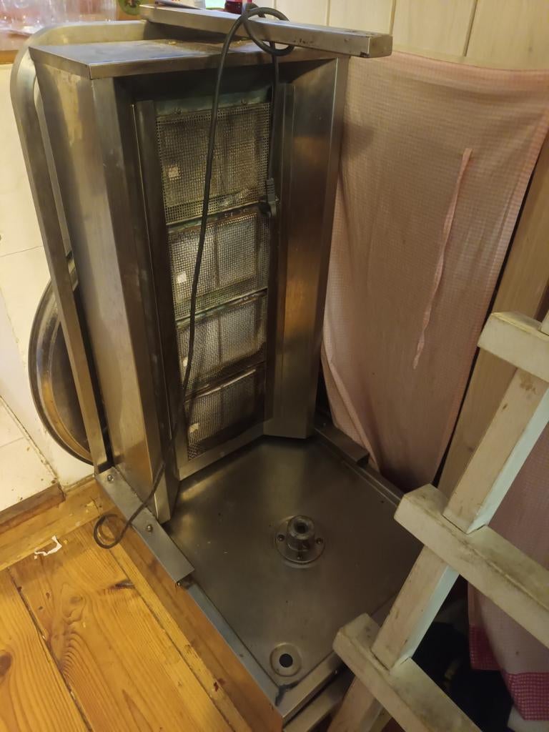 Shoarma Gas Grill Donergril (Doner Shawarma dönergril), Ophalen, Gebruikt