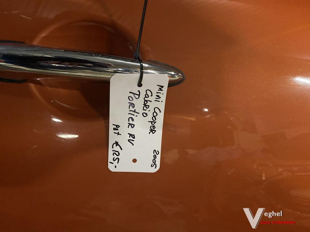 Mini Cooper Cabrio 2005 Portier Rechtsvoor