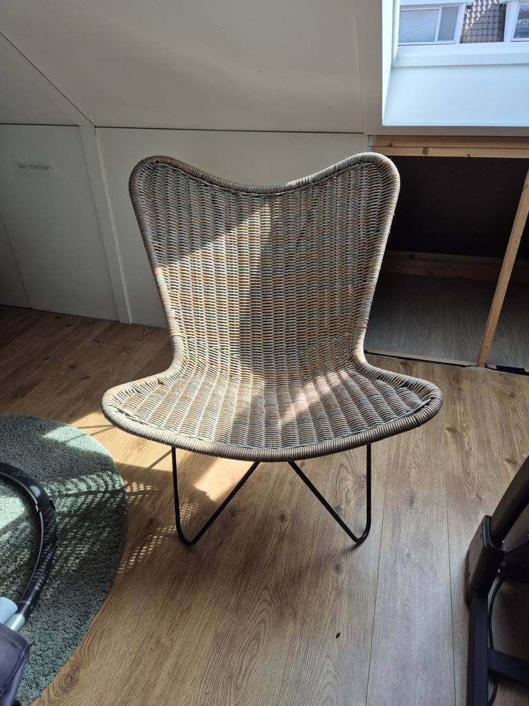 Tuinstoel, vlinderstoel te koop, Tuin en Terras, Ophalen of Verzenden, Zo goed als nieuw