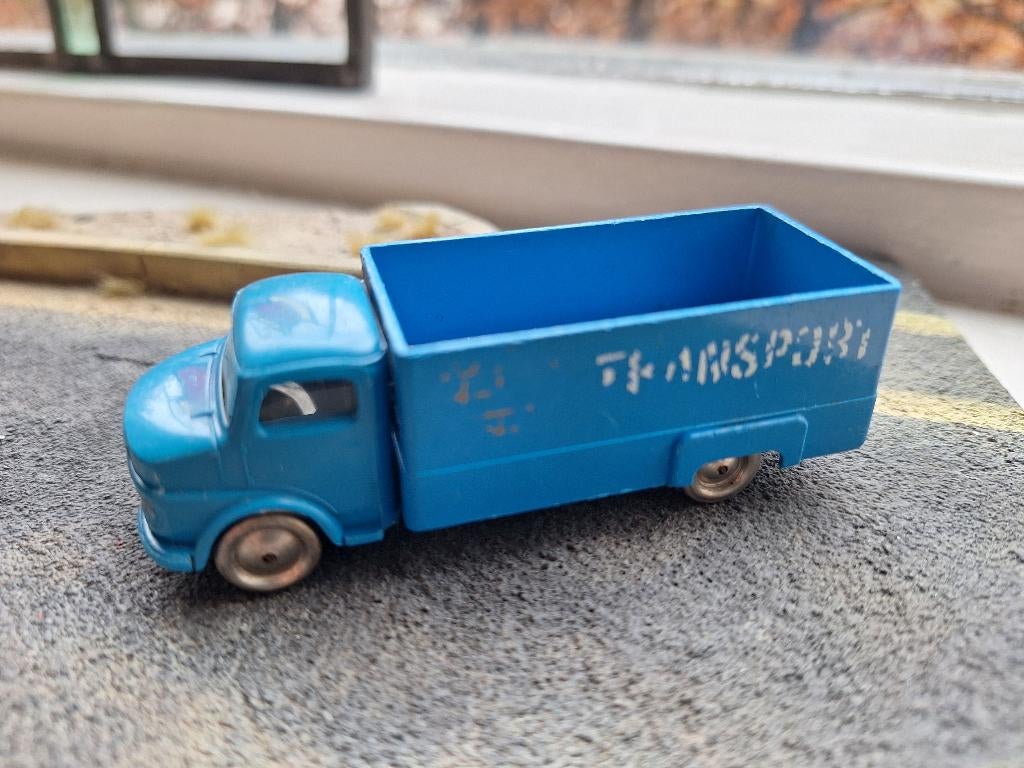 Lego - Mercedes-Benz #651 - open bakwagen - blauw - 1/87, Ophalen of Verzenden, Gebruikt, Bus of Vrachtwagen, Overige merken