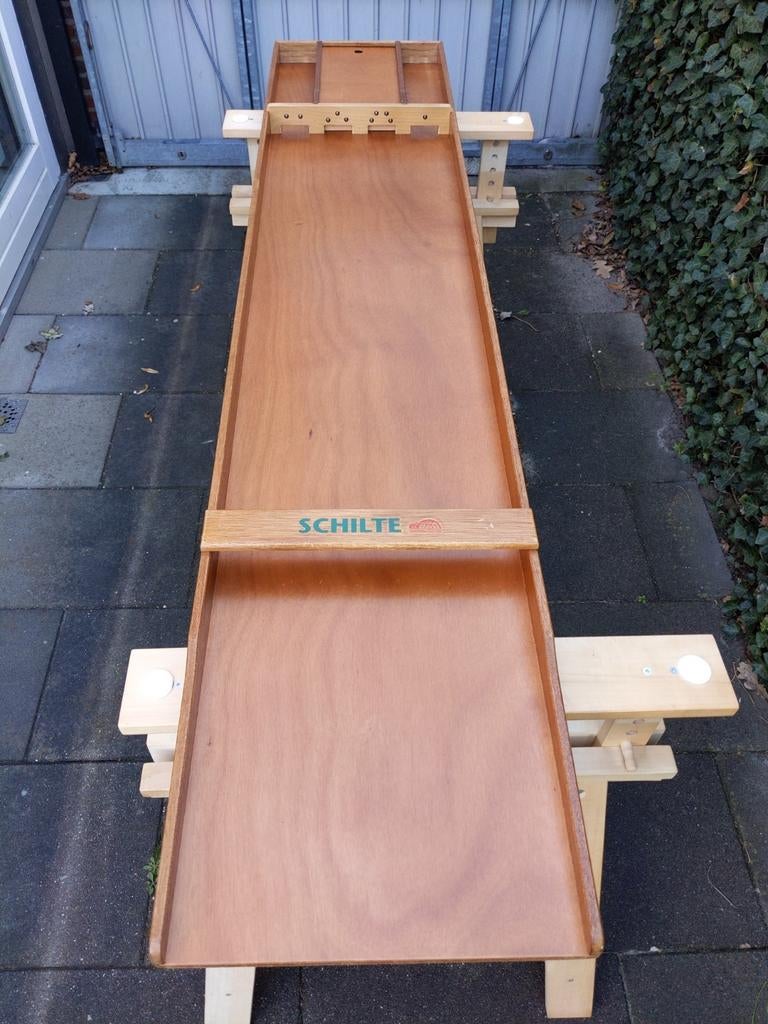 Schilte S240 originele wedstrijd sjoelbak, Hobby en Vrije tijd, Ophalen, Zo goed als nieuw, Schilte