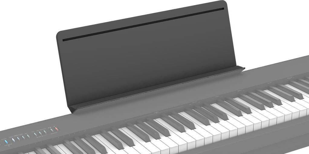 Tekoop: lessenaar/muziekstandaard voor fp-30x, Muziek en Instrumenten, Ophalen of Verzenden, Nieuw, Zwart, Piano