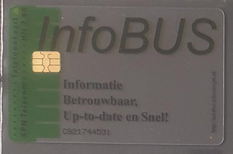 Telefoonkaart Infobus ongebruikt, Verzamelen, Telefoonkaarten, Ophalen of Verzenden, Nederland