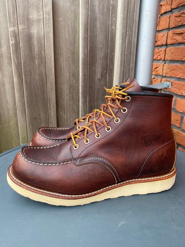 Red Wing 8138 Moc toe oil briar slick US9,5D/EU42,5, Kleding | Heren, Schoenen, Bruin, Boots, Ophalen of Verzenden, Zo goed als nieuw