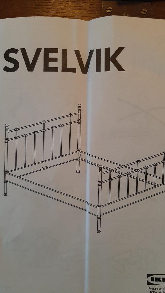 Spijlenbed 180x200, Ophalen, Gebruikt, Zwart, Romantisch