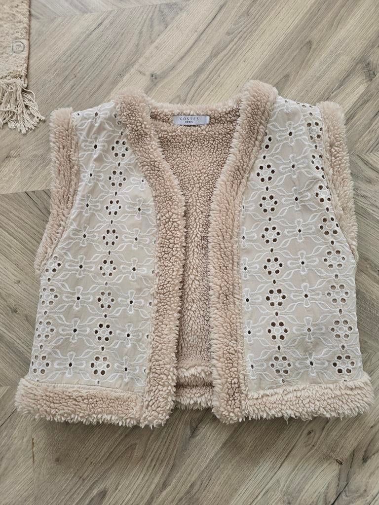 Costes jasje bodywarmer maat s - beige, Kleding | Dames, Beige, Ophalen of Verzenden, Zo goed als nieuw, Maat 36 (S)