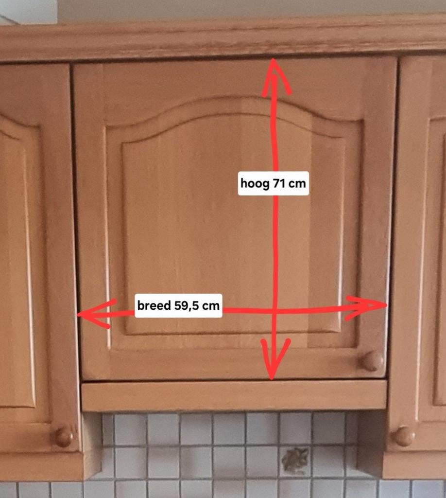 Gezocht keukendeurtje frontje eiken, Ophalen of Verzenden