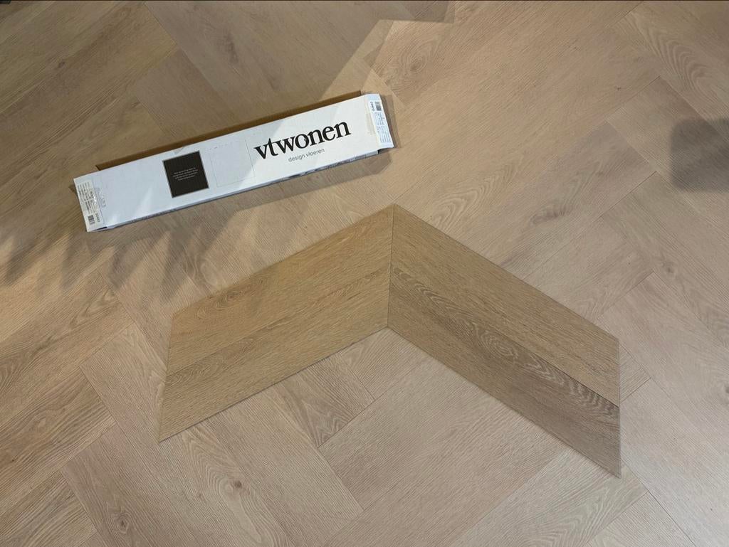 Vt wonen Hongaarsepunt vloer pvc, Ophalen, 50 tot 150 cm, Nieuw, Vloerdelen of -planken